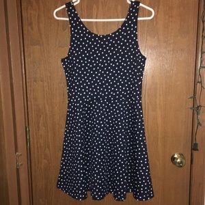 Polka dot skater skirt dress